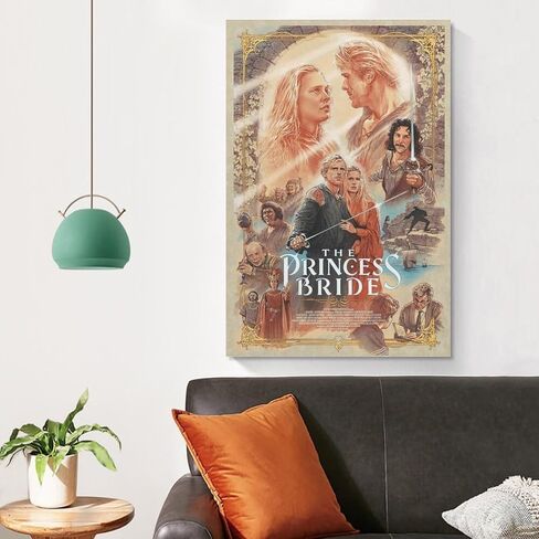 Maisifa The-princess Bride Movie Poster Canvas Wall Art Room Aesthetics HD Modern Decorative Painting For Teens Bedroom Liveroom Dorm Deco 12x18inch(30x45cm), Unframe-style in Saudi Arabia
