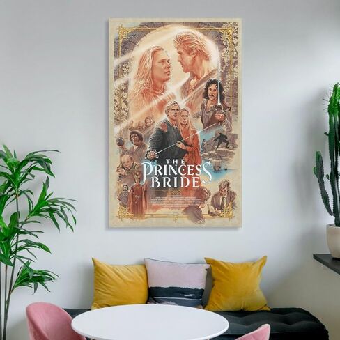 Maisifa The-princess Bride Movie Poster Canvas Wall Art Room Aesthetics HD Modern Decorative Painting For Teens Bedroom Liveroom Dorm Deco 12x18inch(30x45cm), Unframe-style in Saudi Arabia