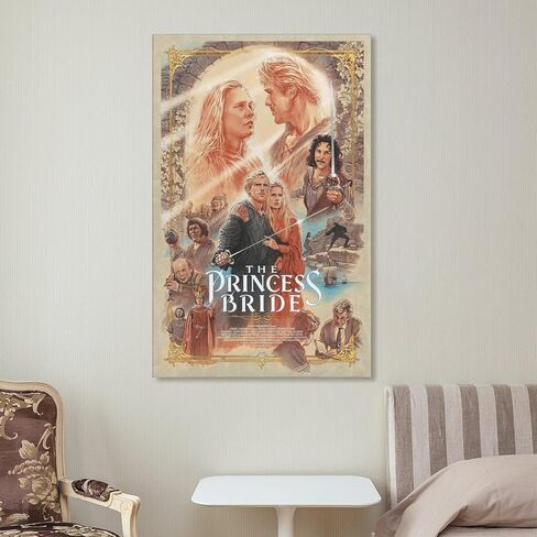 Maisifa The-princess Bride Movie Poster Canvas Wall Art Room Aesthetics HD Modern Decorative Painting For Teens Bedroom Liveroom Dorm Deco 12x18inch(30x45cm), Unframe-style in Saudi Arabia