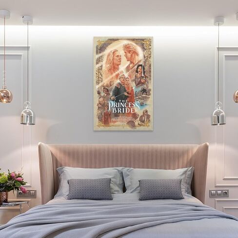 Maisifa The-princess Bride Movie Poster Canvas Wall Art Room Aesthetics HD Modern Decorative Painting For Teens Bedroom Liveroom Dorm Deco 12x18inch(30x45cm), Unframe-style in Saudi Arabia