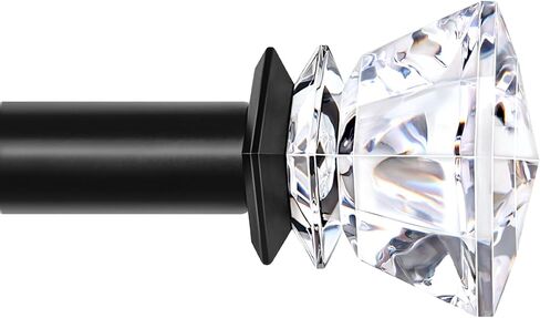 قطع نهائية بديلة من الأكريليك من KAMANINA لقضبان الستائر مقاس 1 بوصة، وقضبان ستائر برغي قياسية M6، ذهبي شامبانيا، قطعتان in Kuwait