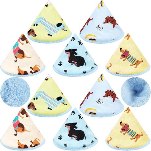 Timgle 10 Pcs Coral Velvet Pee Covers Baby Boy, Strong Water Absorption Pee Shield for Baby Boy, Reusable Diaper Changing Accessory for Boys Newborn Gift(Dinosaur) in Saudi Arabia