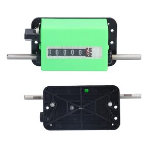 Roller‑Type Meters, Mechanical Length Counter 6 Digits Rolling Meter with Range 0‑99999.9 Meters JM316,for Measuring Textiles