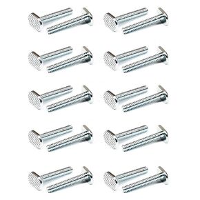 True North USA Made T-Slot Bolts 5/16""-18 Thread Size T-Bolts, 20 Pack (1"")