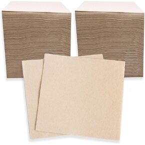 Recycled Post Consumer Napkins, Compostable Eco Lunch Biodegradable Napkins (13 x 13 Inches, 250, Count)