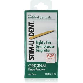 Stim-U-Dent Plaque Removers Mint 100 Each (Pack of 6)