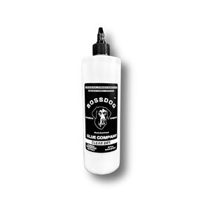 BOSSDOG Clear Dry Wood Glue 16 fl oz. Strong Bond, Fast Drying, Cutting Board Safe, Dries Clear, Carpentry Projects, DIY Home Repair, Woodworking, Furniture Repair. Made by a Maker, for Makers