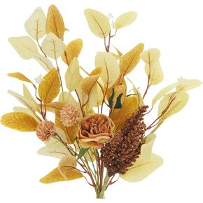 Fall Artificial Flowers for Decoration Silk Flowers Bouquet for Home Wedding Table Centerpieces Thanksgiving Decoration
