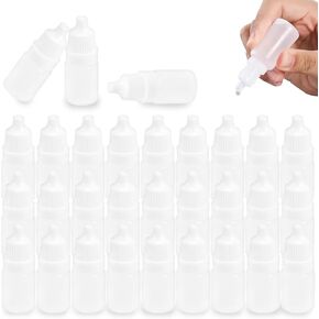 3.4oz Plastic Dropper Bottle 100ml Drop Bottles Empty Squeezable Liquid Dropper Bottle Eye Dropper Bottles with Childproof Cap, 3PCS