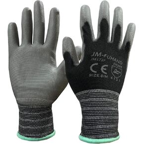 Anti static(ESD) work gloves for PC building-2 Pairs,Thin and lightweight all purpose work gloves,Ideal for Light Duty Work.