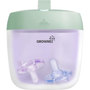 GROWNSY Portable UV Light Sanitizer Box | Pacifier Sterilizer USB Rechargeable 99.99% Sterilized in 59 Seconds