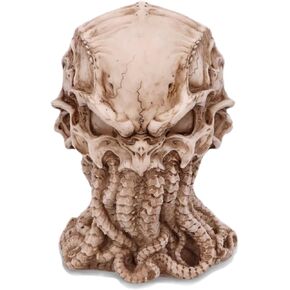 Cthulhu Skull Statue, Myths Legends Sea God Collectible Figurine, 6 Inches Tall