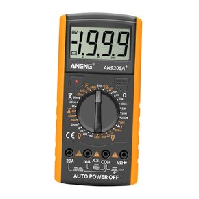Digital Multimeter Voltage Meter Frequency Meter Frequency Tester Amp Multitester Amp Test Meter Auto True-rms Multimeter Transistor Tester Capacitor Tester Plastic Number Diode