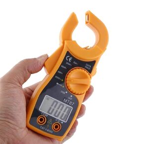 Multimeter,Digital Clamp Multimeter AC DC Voltmeter Ammeter Ohmmeter Volt Tester LCD Meter,with Overload Function