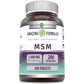 Amazing Formulas MSM (Methylsulfonylmethane) | 100 Tablets | 2000 Mg Per Serving