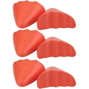 3 Pair Toe Inserts for Shoes Too Big, Shoe Filler Insert,Toe Cushion Fillers Make Shoes Fit Shoe Inserts for Women Men Half-Size Insoles for Loose Shoe Foam Toe Filler, (Black, Round)