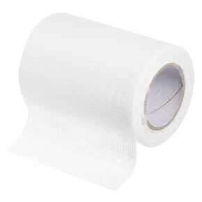 PATIKIL 12inch x 66ft Fiberglass Cloth Tape, 1pcs Polyester Fiberglass Mesh Tape Drywall Tape Polyester Fiber Tape Waterproof White 2.3oz(65g) 0.2MM for Roof Shower Walls Tiles Boat