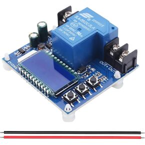 Low Voltage Cutoff Switch DC 6V-60V Low Voltage Protector Disconnect Switch 30A Voltage Protection Module LCD Display with 16awg red and Black Cable for Lead Acid Lithium Battery in Saudi Arabia