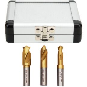 Spot Weld Drill Bit, 3Pcs Spot Weld Cutter Kit High Speed Cobalt Steel HSS Cobalt Titaniums Coated
