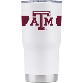 Gametime Sidekicks Texas A&M 20oz White Tumbler - 360 Wrap