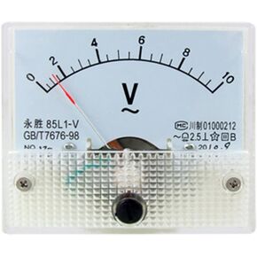uxcell 85L1 AC 0-10V Rectangle Analog Panel Volt Meter Gauge