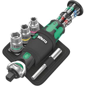 Wera 05004281001 8009 Zyklop Pocket Set 2, Ratchet set, 18 pieces