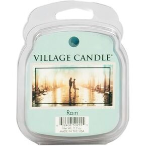 Village Candle Rain Wax Melts Flameless Fragrance, 2.2 Oz, Traditions Collection, Blue