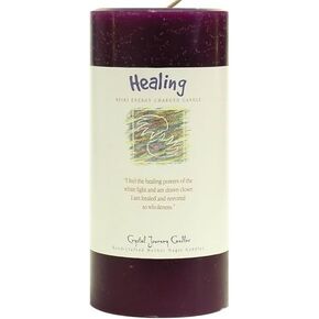 CRYSTAL JOURNEY Crystal J Candle Healing Pllr, 1 EA
