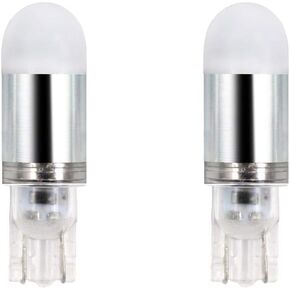 T5 T10 Wedge Base LED Light Bulbs 12VAC/DC 1Watt Warm White 2700K-3000K for Outdoor Landscape Lighting Deck Stair Step Path Lights and RV Travel Tailer Lights 6-Pack