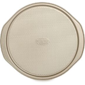 Glad Nonstick Large Pizza Pan for Oven | Round Baking Tray | Textured Cooking Sheet Crisper | Premium Bakeware Series for Home Kitchen