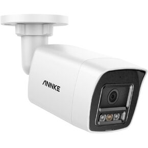 كاميرا ANNKE C1200 بدقة 12 ميجابكسل للأمان PoE IP في الهواء الطلق، كاميرا مراقبة بزاوية واسعة 134 درجة مع الذكاء الاصطناعي الذكي، رؤية ليلية ملونة، IP67 مقاومة للاهتراء، بطاقة microSD بسعة تصل إلى 512 جيجابايت