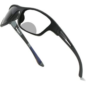 Transition Photochromic Bifocal Reading Glasses for Men Women, Sun protection Outdoor Sports Presbyopia Sunglasses reader
