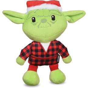 Star Wars for Pets 9" The Child Santa Plush Figure Squeak Toy | Star Wars Holiday Pet Products, Grogu Squeaky Pet Toy | Dog Chew Toy, Grogu Plush, Stuffed Toys for Dogs