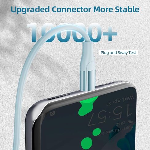 SGIN USB C to USB C Cable (3Pack,6FT), USB C Charger Cable, 60W (3A) Type C PD Fast Charging USB Cable for PC/Phone/Laptop/Tablet/Pad and More in Kuwait