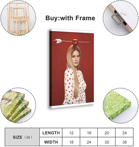 Yaobaofu Lana Del Rey 21 Canvas Poster Bedroom Decor Landscape Office Room Decor Gift Unframe: Unframe:12x18inch(30x45cm) in Saudi Arabia