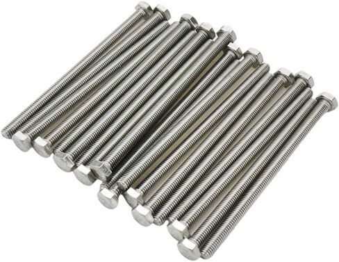 M6x100 عرافة البراغي الفولاذ المقاوم للصدأ عرافة مسمار لولبي الرأس ، المسمار الملعب 1 مللي متر الخيوط بالكامل عرافة الحنفية البراغي 20 قطعة in Kuwait