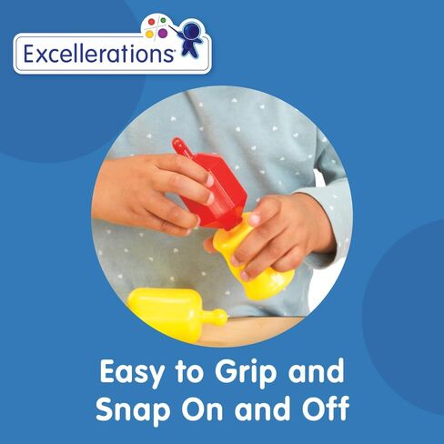 ألعاب بناء إكسلريشنز، ألعاب بناء العلوم والتكنولوجيا والهندسة والرياضيات، المكعبات، البنائين، ألعاب الاتصال، للأعمار من 18 شهرًا فما فوق، ألعاب ما قبل المدرسة 3 مجموعات مختلفة في صناديق التخزين in Kuwait