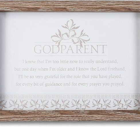 Dicksons Godparent, So Very Grateful Natural Wood 3-Part Hinged Tabletop Photo Frame in Saudi Arabia