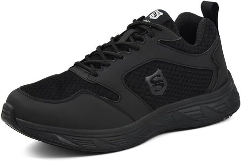 SUADEX Slip On Non Slip Work Shoes for Men,Mens Lightweight Food Service Walking Sneakers Chef Shoes Comfortable Safety Footwear in Saudi Arabia