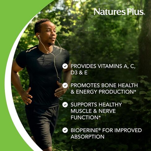 NaturesPlus Activated Coral Calcium - 345 mg, 90 Vegetarian Capsules - Natural Calcium Supplement with Magnesium & Vitamins, Supports Bone Health - Hypoallergenic, Gluten-Free - 30 Servings in Saudi Arabia