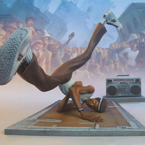 Rap Music Star Sculpture Hip Hop Element Sculptures Weird and Funny Resin Sculptures of Rap Music Stars DJ Figure Sculpture (Dj) in Saudi Arabia