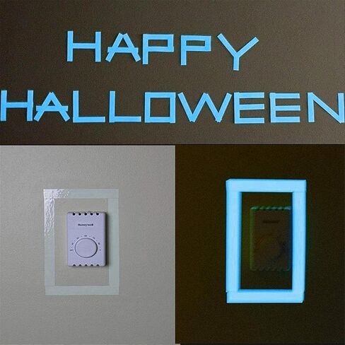 3 Pcs Blue Glow in The Dark Tape 9.8 FT Fluorescent Spike Sticker for Stairs Walls Steps Safetys Exits Sign Warning Tape 1PC Self-Adhesive Luminous Tapes Safety Warning Tapes in Saudi Arabia