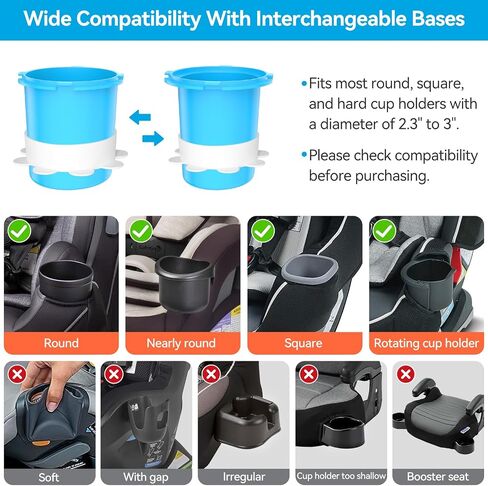 Cup Holder Travel Tray for Car Seats,Orange in Kuwait