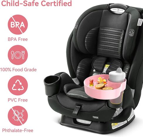 Cup Holder Travel Tray for Car Seats,Orange in Kuwait