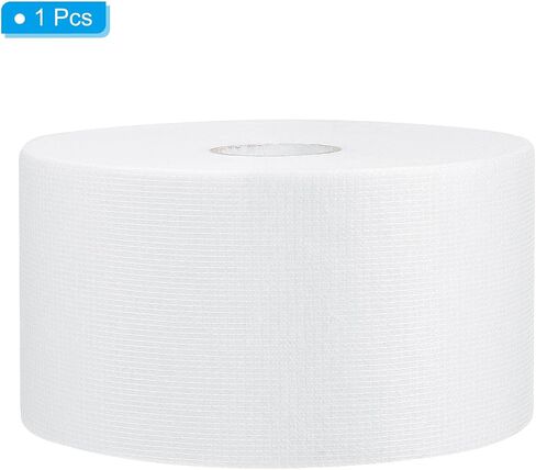 PATIKIL 12inch x 66ft Fiberglass Cloth Tape, 1pcs Polyester Fiberglass Mesh Tape Drywall Tape Polyester Fiber Tape Waterproof White 2.3oz(65g) 0.2MM for Roof Shower Walls Tiles Boat in Kuwait