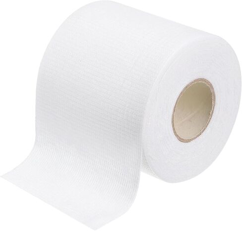 PATIKIL 12inch x 66ft Fiberglass Cloth Tape, 1pcs Polyester Fiberglass Mesh Tape Drywall Tape Polyester Fiber Tape Waterproof White 2.3oz(65g) 0.2MM for Roof Shower Walls Tiles Boat in Kuwait