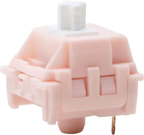 نظام الألوان الوردي الرقيق، مفاتيح لوحة المفاتيح الميكانيكية، مفتاح 3 دبابيس، مفتاح خطي مسبق التشحيم - (90 قطعة) in Kuwait