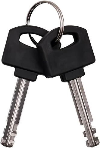 16mm Extra Thick Heavy Duty Sold Secure Padlock U Lock Comes 2 Keys - Black in Saudi Arabia