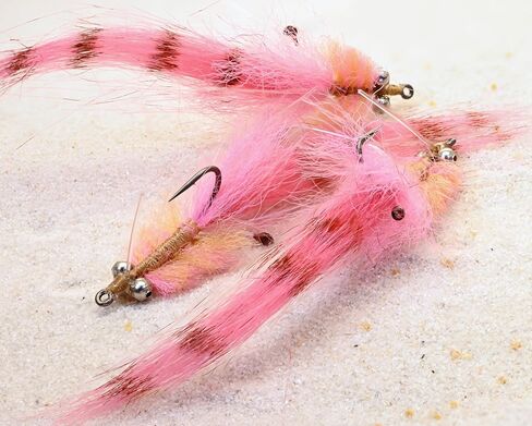 3 ذباب - ذبابة صيد سمك حمراء مربوطة بخطاف ذبابة موستاد رقم 2 in Kuwait