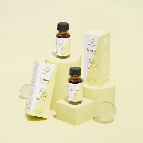 Lemon Essential Oil by Essential Delights (1 Fl. Oz.) |100% Undiluted Essential Oil | for Aromatherapy, Soaps, Lotions, & Candles | Vegan & Cruelty Free in Kuwait